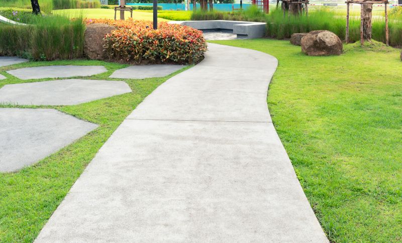 Sealed Concrete Walkway